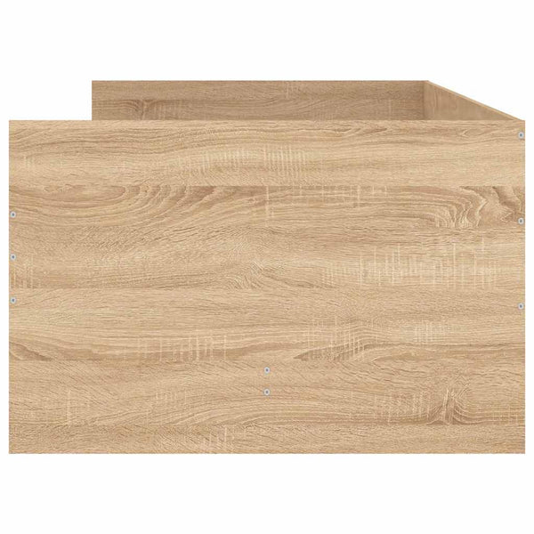 vidaXL Bed Frame with Drawers Sonoma Oak 90x190 cm
