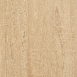 vidaXL Bed Frame with Headboard Sonoma Oak 180x200 cm Engineered Wood
