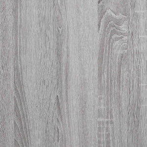 vidaXL Bed Frame with Headboard Gray Sonoma 180x200 cm Engineered Wood