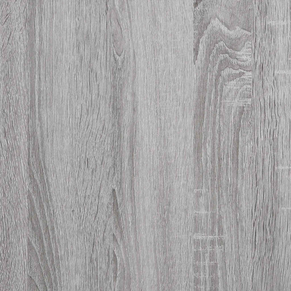vidaXL Bed Frame with Headboard Gray Sonoma 180x200 cm Engineered Wood