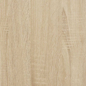 vidaXL Bed Frame with Headboard Sonoma Oak 150x200 cm