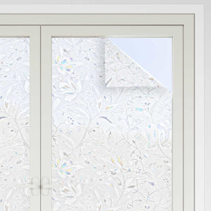 vidaXL Window Films 2 pcs. Matte Floral Pattern PVC
