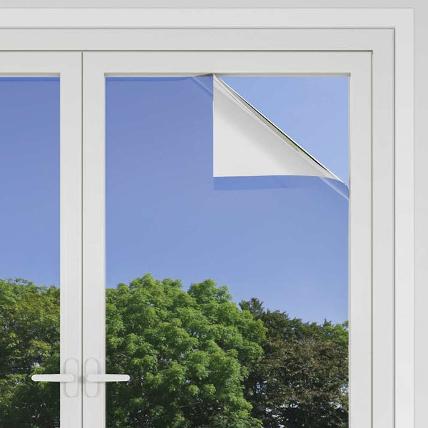 vidaXL Sun Protection Films 5 pcs. Static Reflective Silver PVC