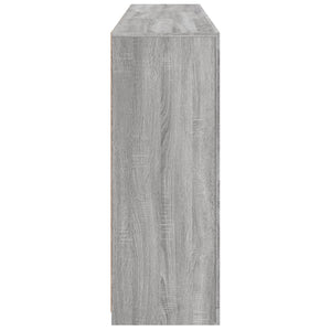 vidaXL Sideboard with LED Lights Sonoma Grey 162x37x100 cm