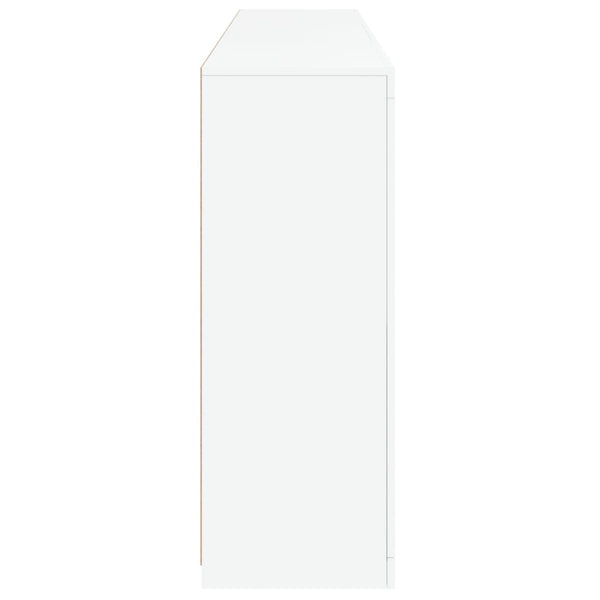 Sideboard mit LED-Leuchten, Weiß, 181,5 cm