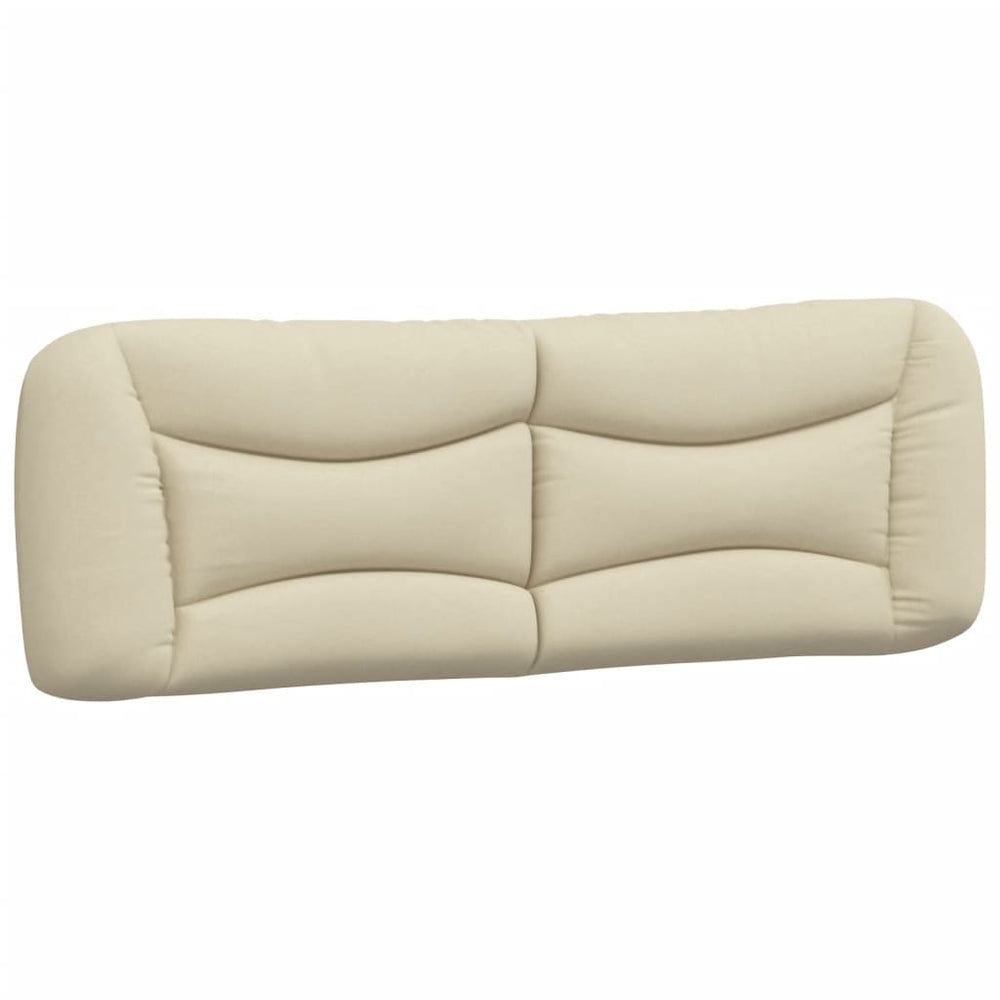 Kopfteil Kissen Creme Stoff 160 cm