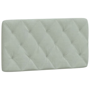 vidaXL Headboard Cushion Light Grey 100 cm Velvet