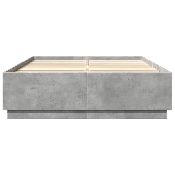 Bettgestell 150x200 Betongrau