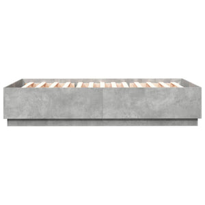 Bettgestell 150x200 Betongrau