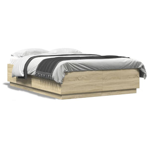 Bettgestell Sonoma Eiche 140x200 cm