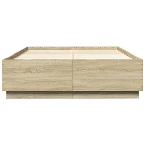 Bettgestell Sonoma Eiche 140x200 cm