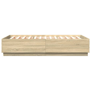 Bettgestell Sonoma Eiche 140x200 cm