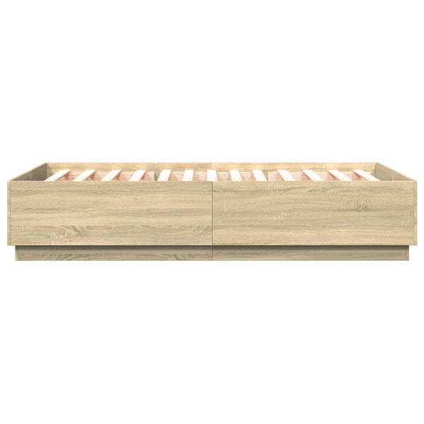 Bettgestell Sonoma Eiche 140x200 cm
