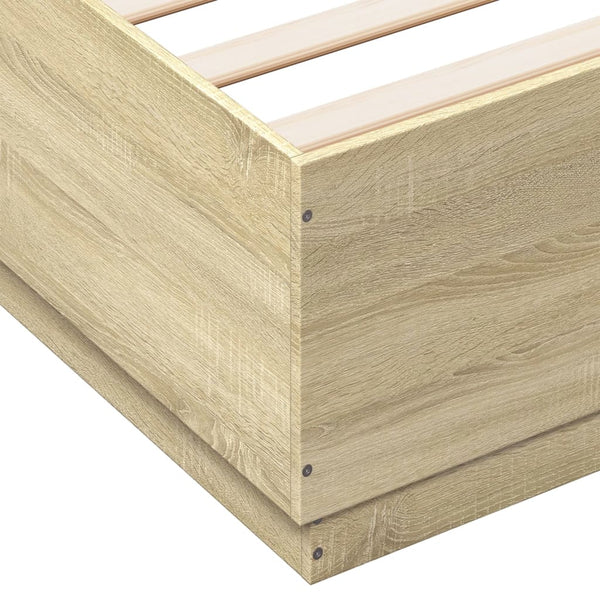 Bettgestell Sonoma Eiche 140x200 cm