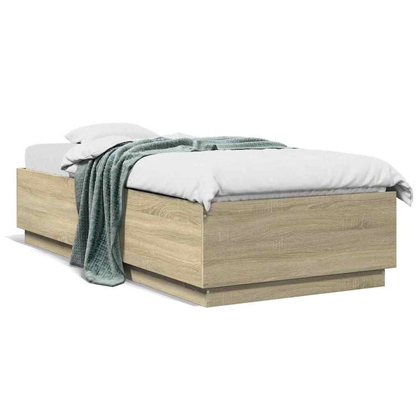 Bettgestell Sonoma Eiche 100x200 cm