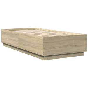 Bettgestell Sonoma Eiche 100x200 cm