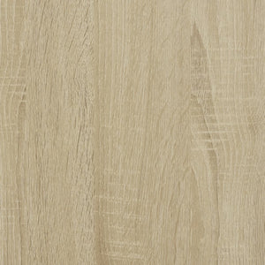 vidaXL Bed Frame Sonoma Oak 75x190 cm Engineered Wood