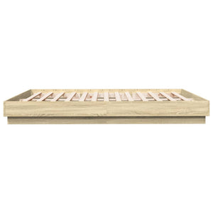 Bettgestell 200x200 cm Sonoma Eiche