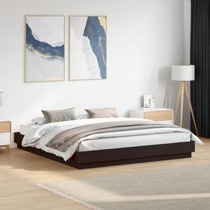 Bettgestell Schwarz 180x200 cm