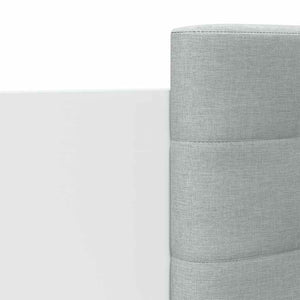 Bettgestell Weiß 90x200 cm mit Kopfteil