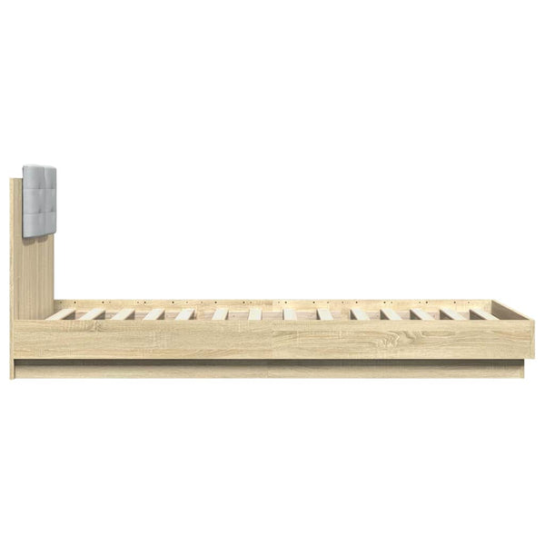 Bettgestell Sonoma-Eiche 90x200 cm