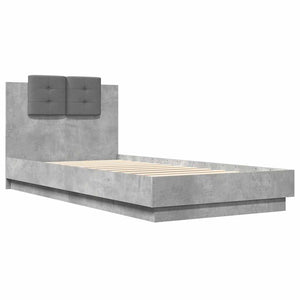 Bettgestell Betongrau 90x200 cm