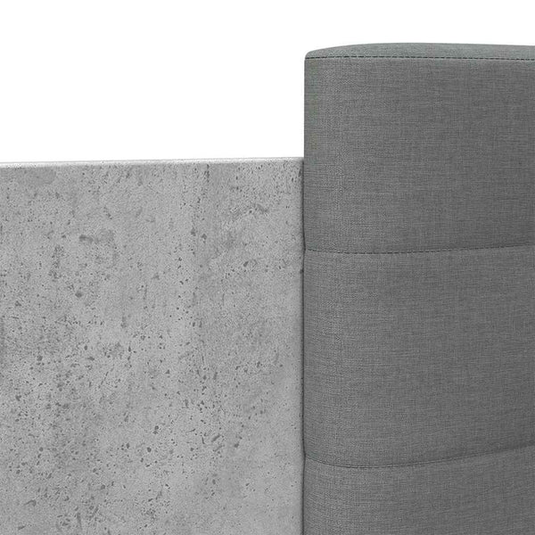 Bettgestell Betongrau 90x200 cm