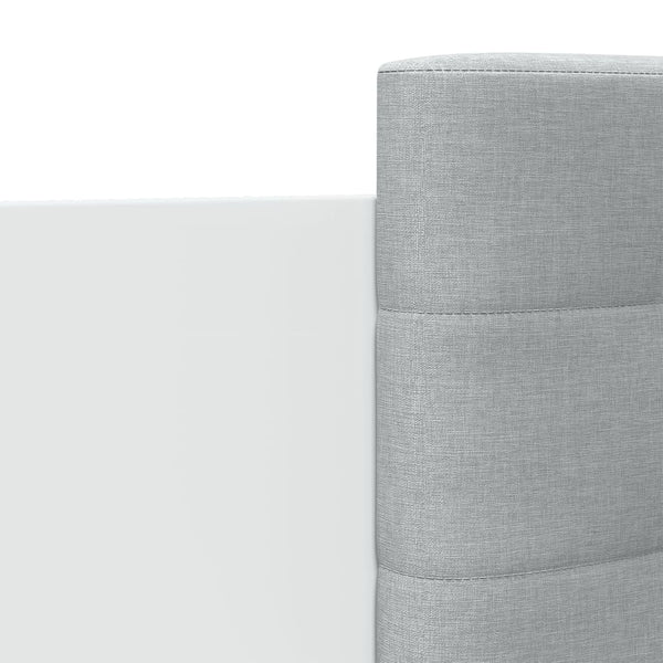 vidaXL Bed Frame with Headboard White 90x190 cm Engineered Wood