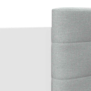 vidaXL Bed Frame with Headboard and LED Lights White 180x200 cm