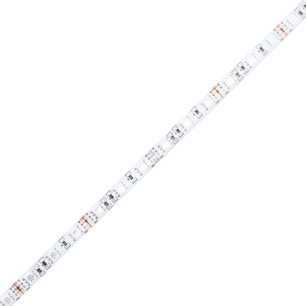 vidaXL Bed Frame with Headboard and LED Lights Grey Sonoma 160x200cm