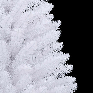 vidaXL Artificial Christmas Tree White 150 cm PVC and Metal
