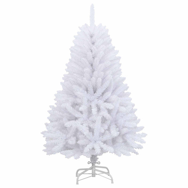 vidaXL Artificial Christmas Tree White 150 cm PVC and Metal