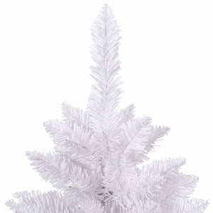 vidaXL Artificial Christmas Tree White 180 cm PVC and Metal