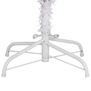 vidaXL Artificial Christmas Tree White 106 x 106 x 210 cm
