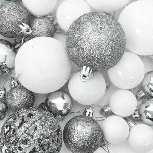 vidaXL Artificial Christmas Tree White 128 x 128 x 270 cm