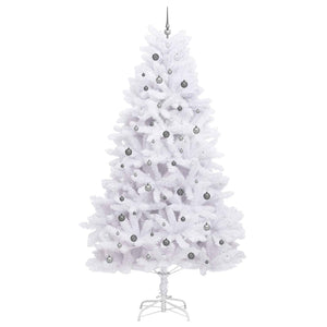 vidaXL Artificial Christmas Tree White 138 x 138 x 300 cm