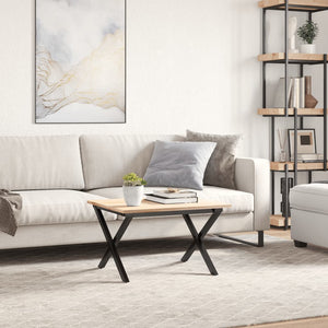 vidaXL X-Shaped Coffee Table Base 50x40x38 cm Steel