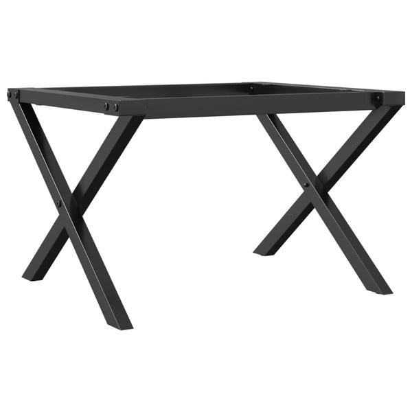 vidaXL X-Shaped Coffee Table Base 50x40x38 cm Steel