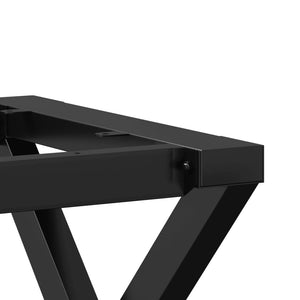 vidaXL X-Shaped Coffee Table Base 50x40x38 cm Steel