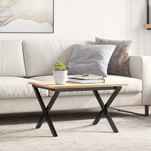 vidaXL X-Shaped Coffee Table Base 50x40x38 cm Steel