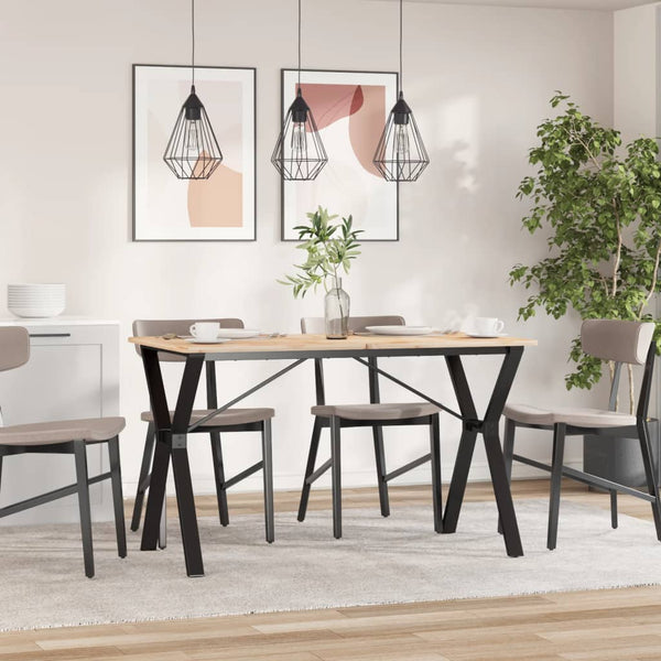 vidaXL Y-shaped Dining Table Frame 120x60x73 cm Steel