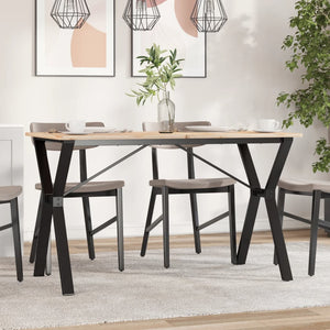vidaXL Y-shaped Dining Table Frame 120x60x73 cm Steel