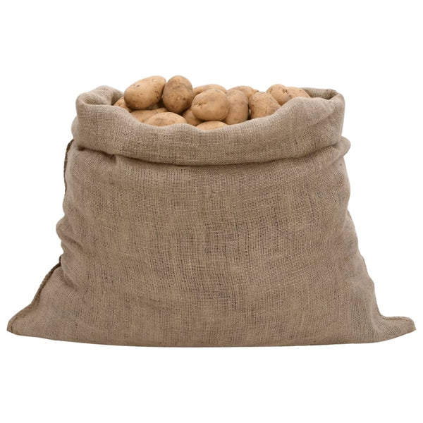 vidaXL Jute Sacks 5 pcs. 100 x 110 cm 100% Jute 220 g/m²