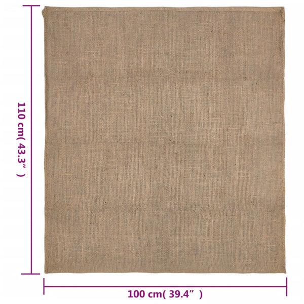 vidaXL Jute Sacks 5 pcs. 100 x 110 cm 100% Jute 220 g/m²