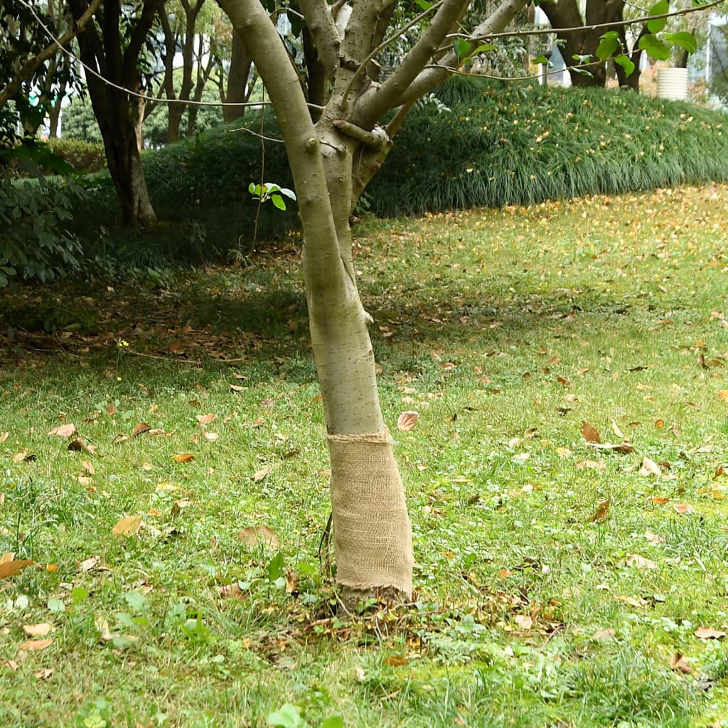 vidaXL Jute Fabric 0.25x10 m 100% Jute 200 g/m²