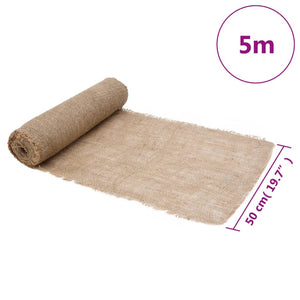 vidaXL Jute Roll 0.5 x 5 m 100% Jute 200 g/m²