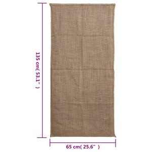 vidaXL Jute Sacks 30 pcs 65x135 cm 100% Jute 220 g/m²