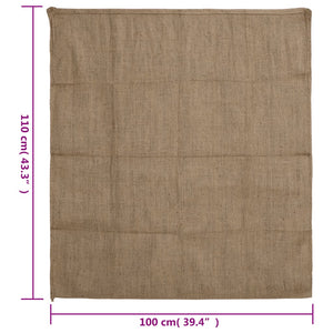 vidaXL Jute Sacks 30 pcs. 100x110 cm 100% Jute 340 g/m²