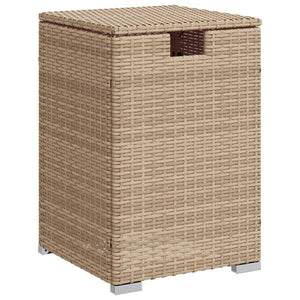 vidaXL Propane Tank Enclosure Beige 40x40x60 cm Poly Rattan