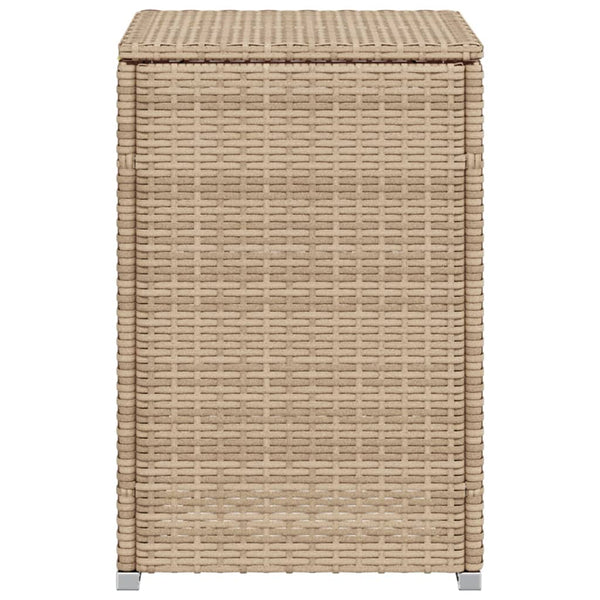 vidaXL Propane Tank Enclosure Beige 40x40x60 cm Poly Rattan